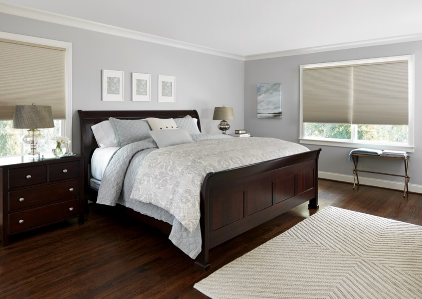 Charlotte blackout shades bedroom